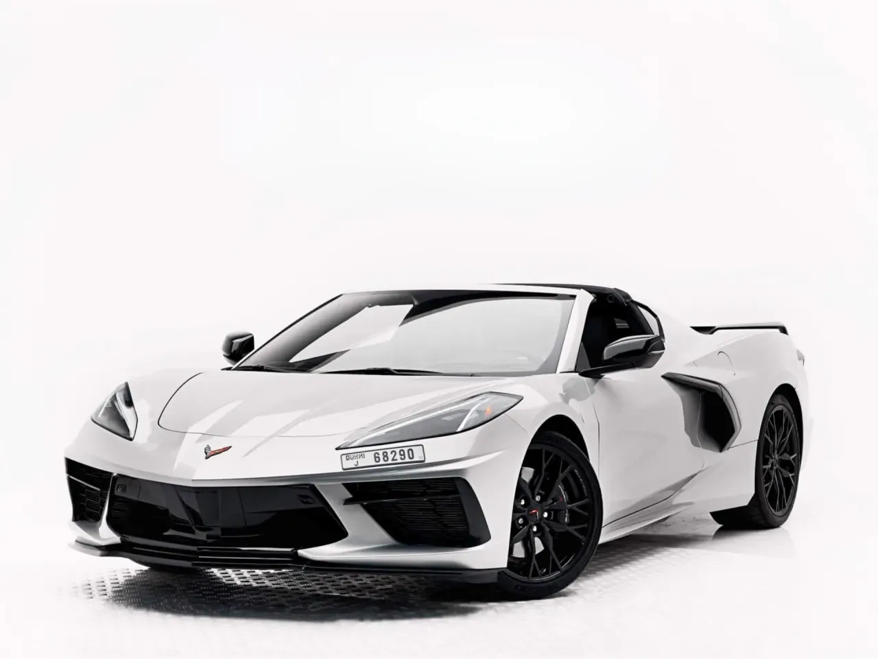 Chevrolet Corvette C8 Stingray, available to rent from AVIOR in Dubai