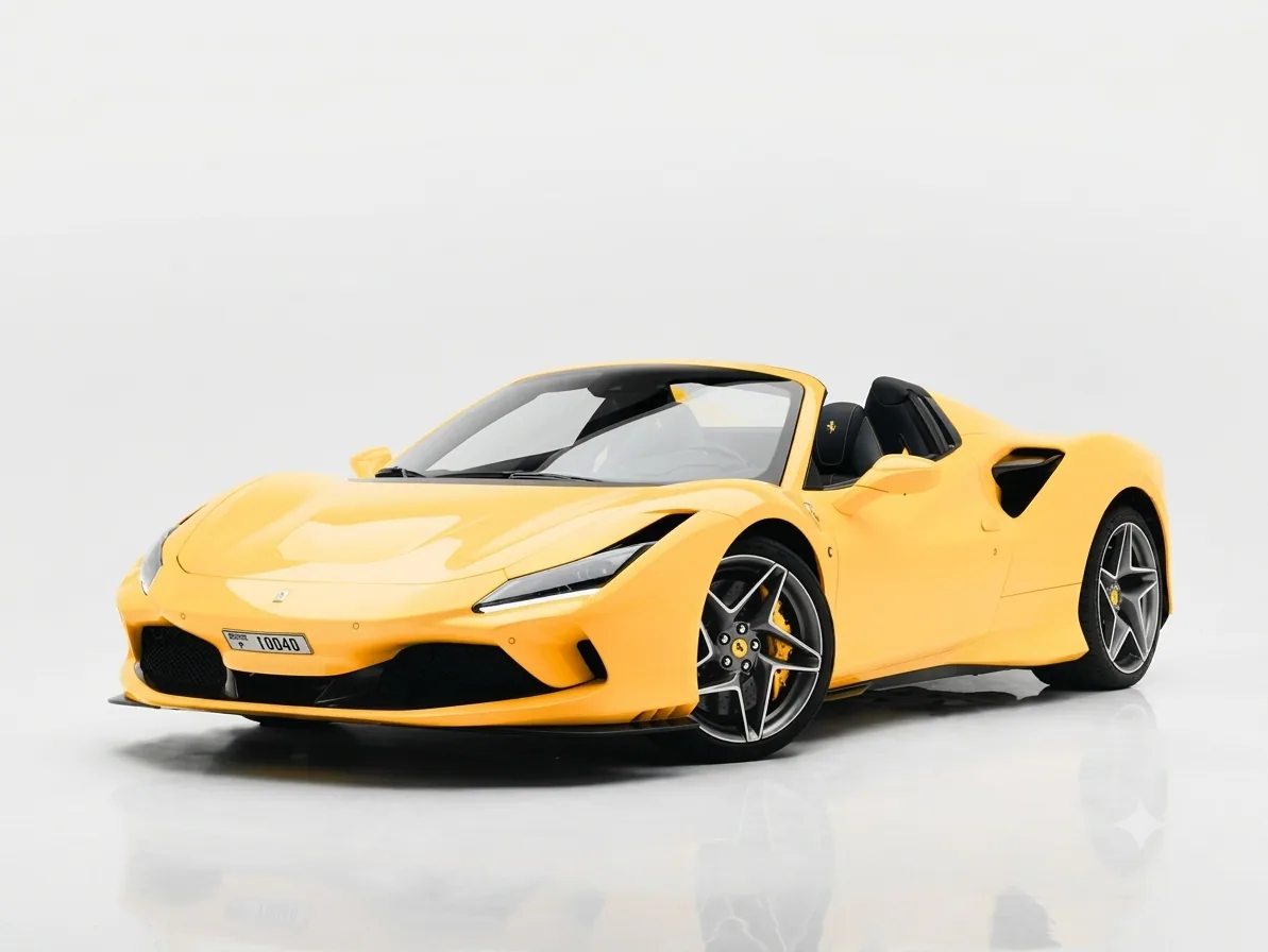 Ferrari F8 Spider, available to rent from AVIOR in Dubai