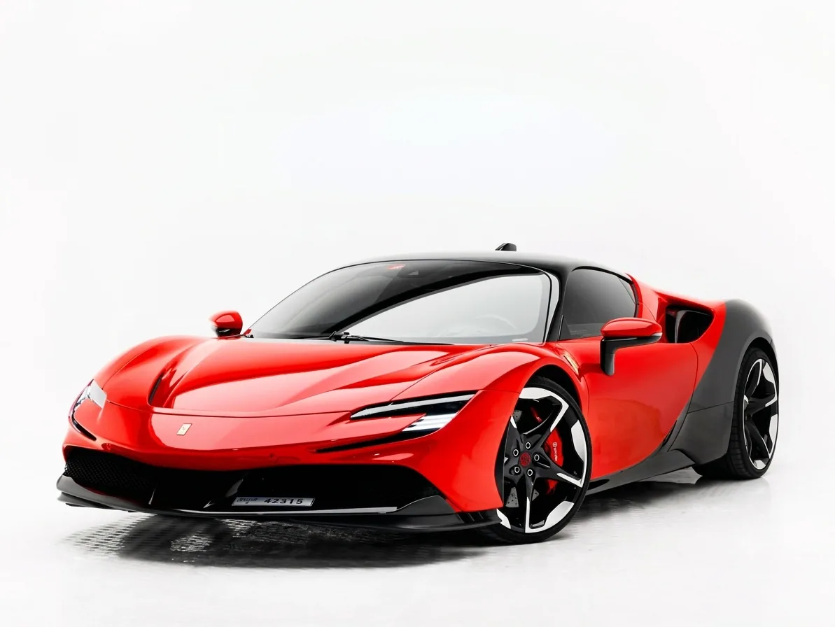 Ferrari SF90, available to rent from AVIOR in Dubai