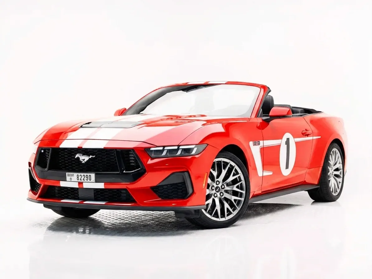 Ford Mustang GT Convertible, available to rent from AVIOR in Dubai