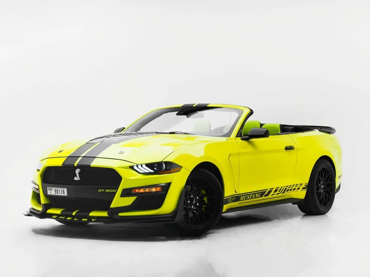 Ford Mustang S550 Convertible, available to rent from AVIOR in Dubai