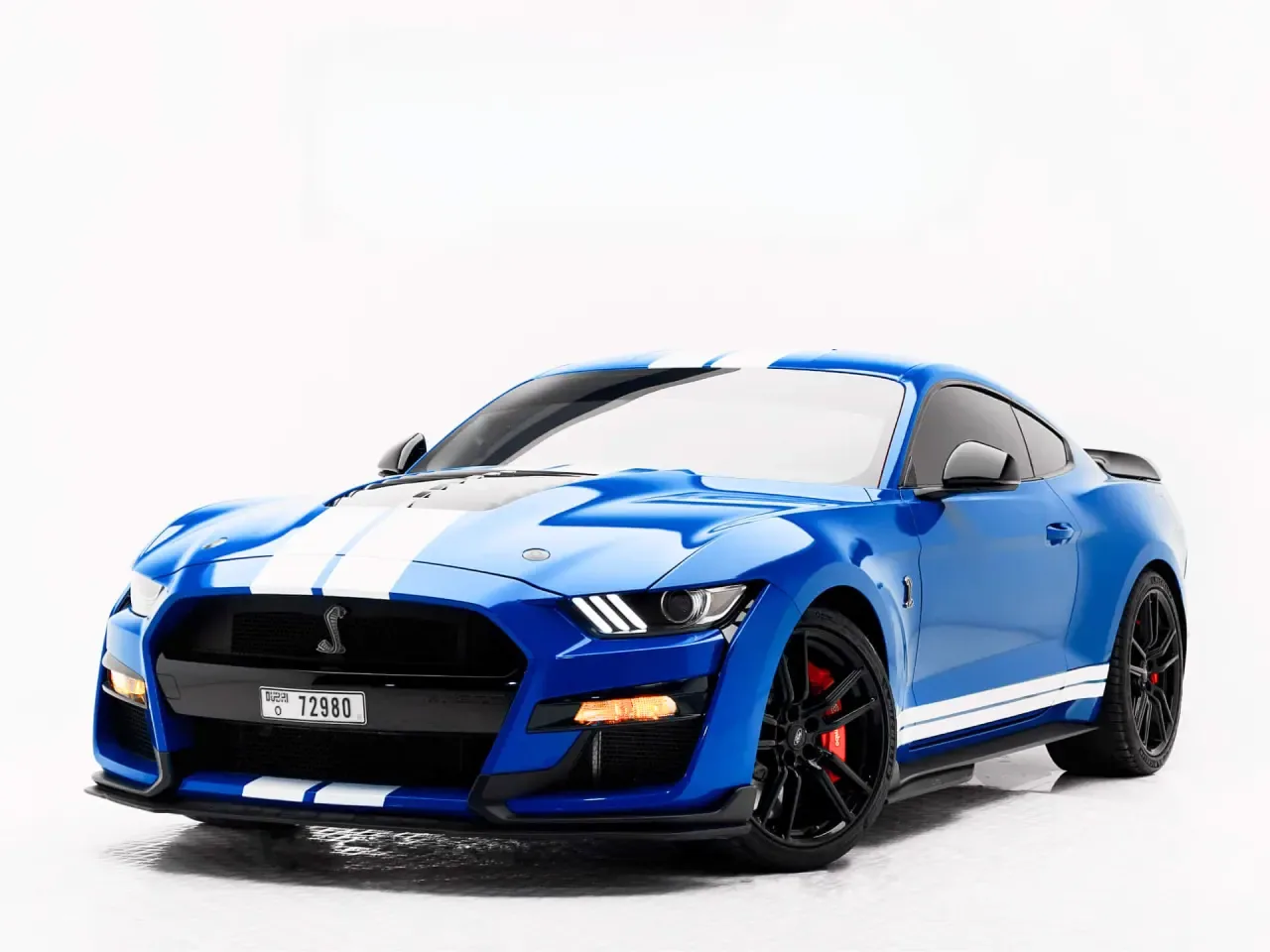 Ford Mustang Shelby GT500, available to rent from AVIOR in Dubai
