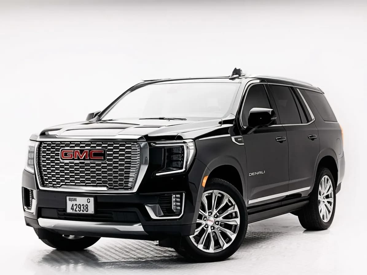 GMC Yukon Denali, available to rent from AVIOR in Dubai
