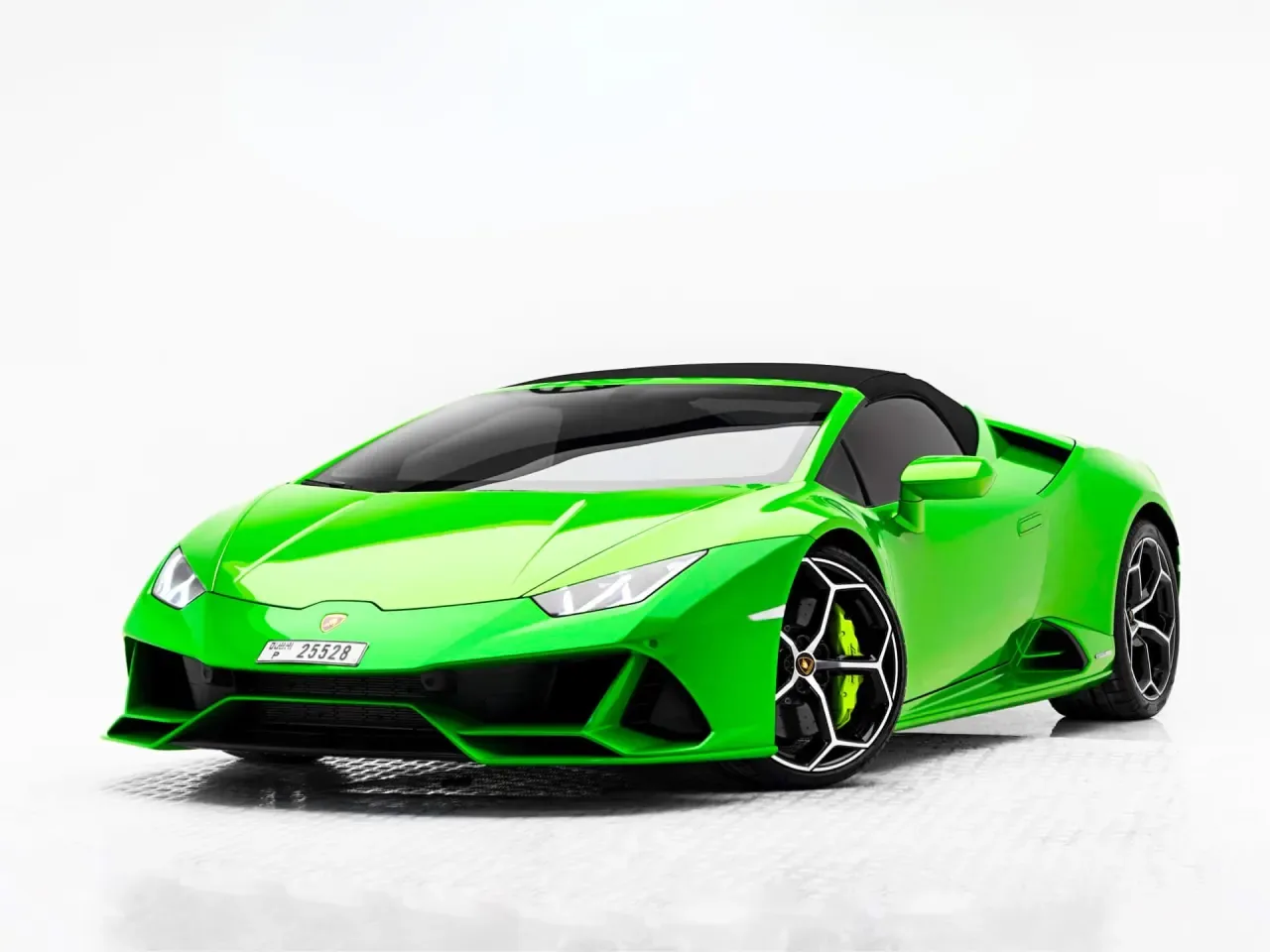 Lamborghini Huracan EVO, available to rent from AVIOR in Dubai