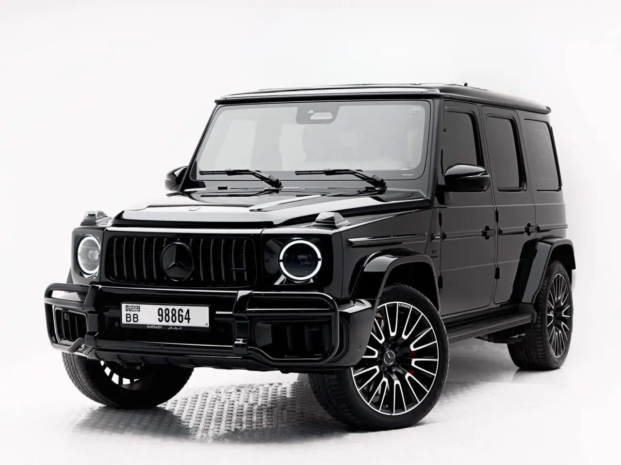 Mercedes-AMG G63 Black, available to rent from AVIOR in Dubai